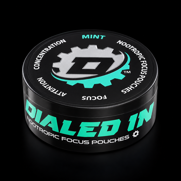 Nicotine-Free Mint Focus Pouches | Dialed In Nootropics – Whitetail