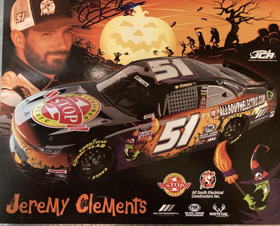 AUTOGRAPHED Jeremy Clements NASCAR Hero Card
