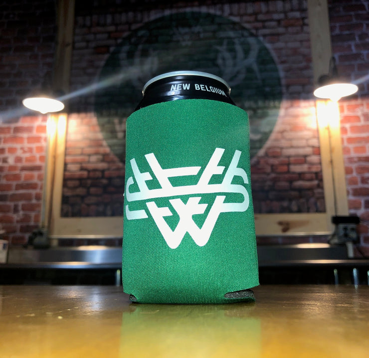 winter green Whitetail Smokeless Beer/Soda Koozie Can Cooler
